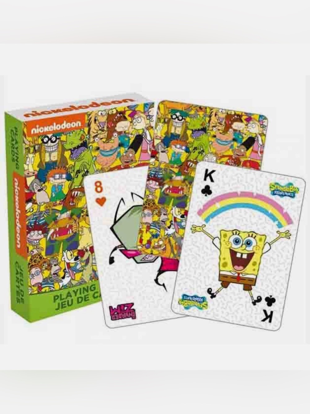 Nickelodeon SpongeBob & NEW Rugrats Colorful Cartoon Playing Cards